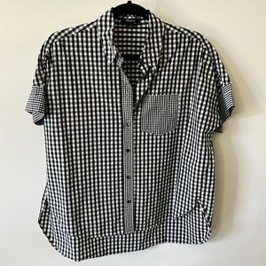 Madewell Courier Check Blouse